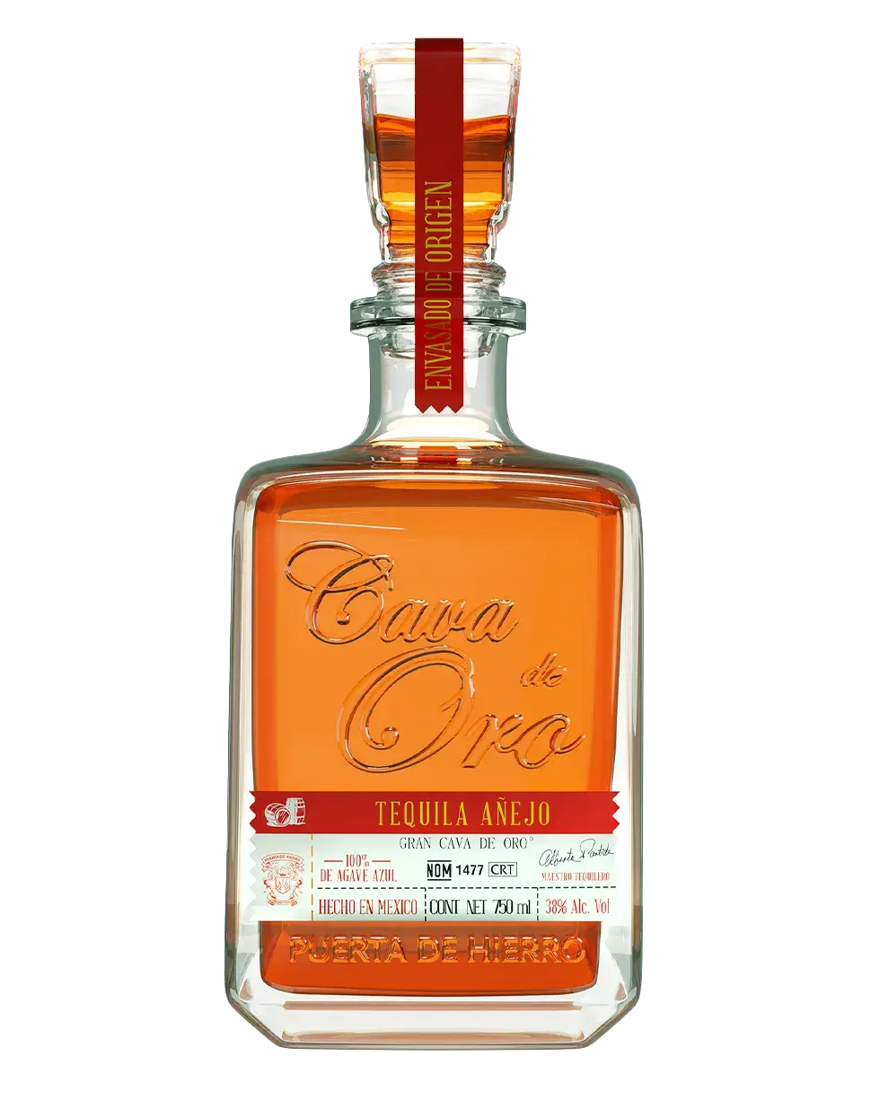 Cava De Oro Añejo Premium Aged Tequila